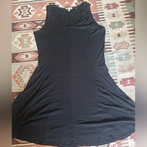 Toad&Co XL Black Sleeveless Knee-length Swing Dress